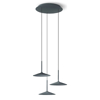 Lampadario da cucina led 19w 3000k poe p3 linea light grigio