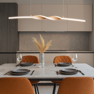 Lampadario per tavolo da cucina sabbia led 18w 3000k