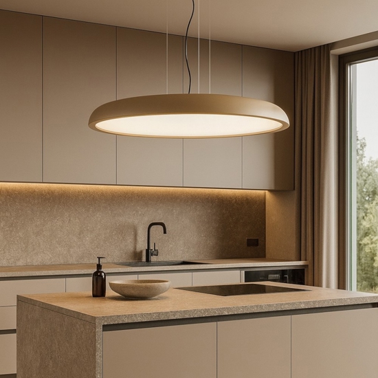 Lampadario da cucina moderna sabbia 108w 3000k 4000k dimmerabile isyluce zenal