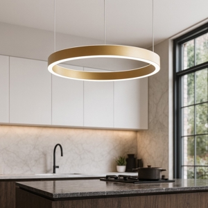 Gea luce criseide lampadario led 80w 3000k per tavolo cucina