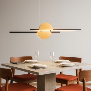 Maytoni skyline lampadario per tavolo cucina moderna led 4000k