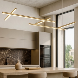 Maytoni radiance lampadario da cucina minimal led 3000k