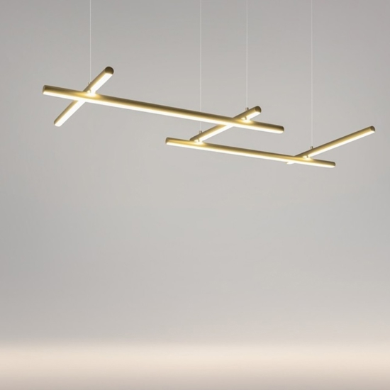 Maytoni radiance lampadario da cucina minimal led 3000k