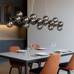 Visualizza i dettagli per Maytoni dallas lampadario per cucina moderna sfere in vetro Maytoni dallas lampadario per cucina moderna sfere in vetro