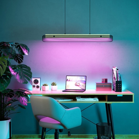 Kokomo z eglo lampadario da cucina dimmerabile led rgb cct da 2700k a 6500k