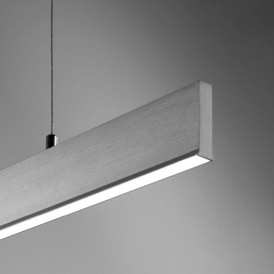 Vivida segmento lampadario per cucina titanio led 40w 2700k 3000k 4000k