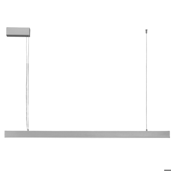 Vivida segmento lampadario per cucina titanio led 40w 2700k 3000k 4000k