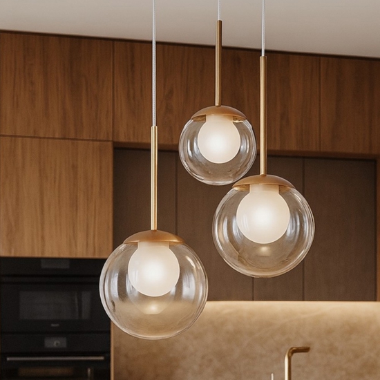Maytoni basic form lampadario da cucina moderna 3 luci