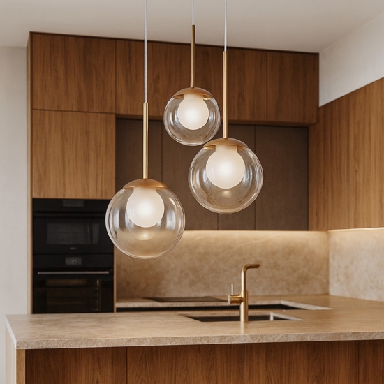 Maytoni basic form lampadario per cucina moderna 3 luci