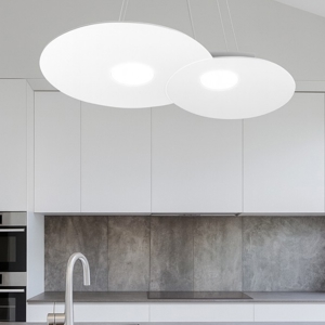 Lampadario per cucina bianco toplight cloud