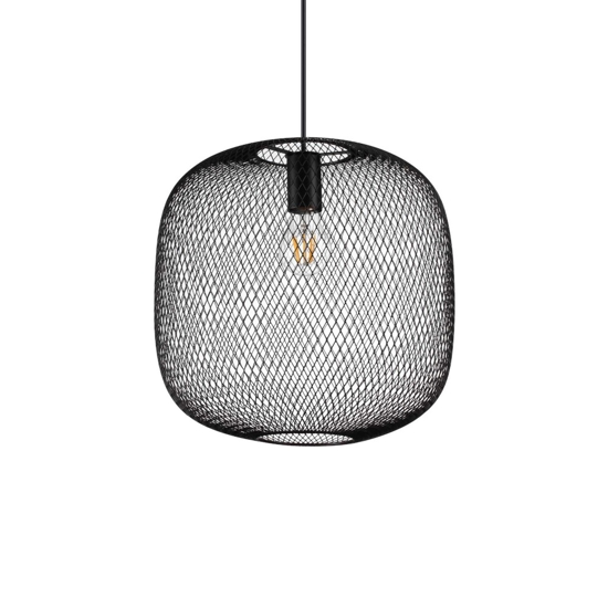 Net sp1 d34 lampadario da cucina moderna nero ideal lux
