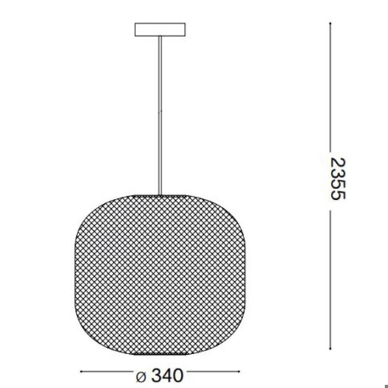 Net sp1 d34 lampadario da cucina moderna nero ideal lux