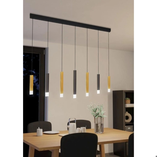 Estanterios eglo lampadario led 21w 3000k moderno