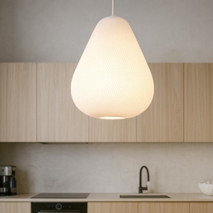 Lampadario da cucina a goccia bianco cavi regolabili