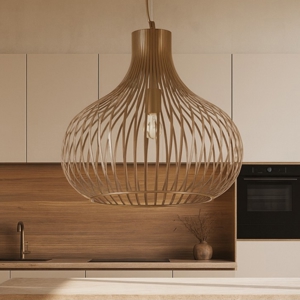 Ideal lux lampadario da cucina onion sp1 d38 moderno marrone
