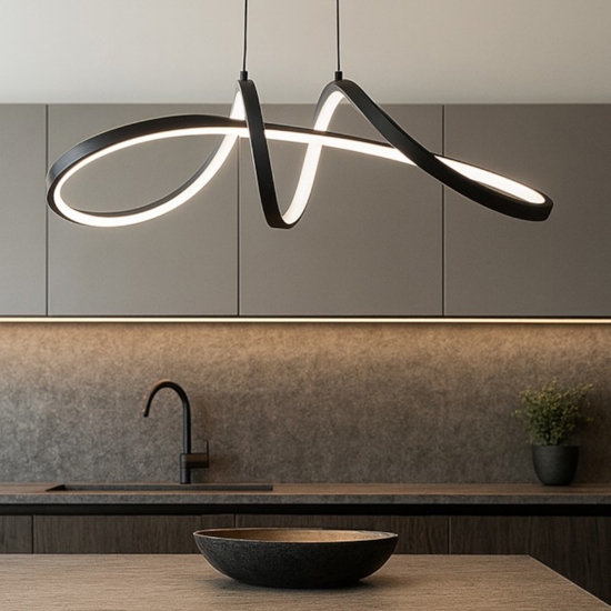 Calarossa z eglo lampadario da cucina design originale led rgb 2700k a 6500k