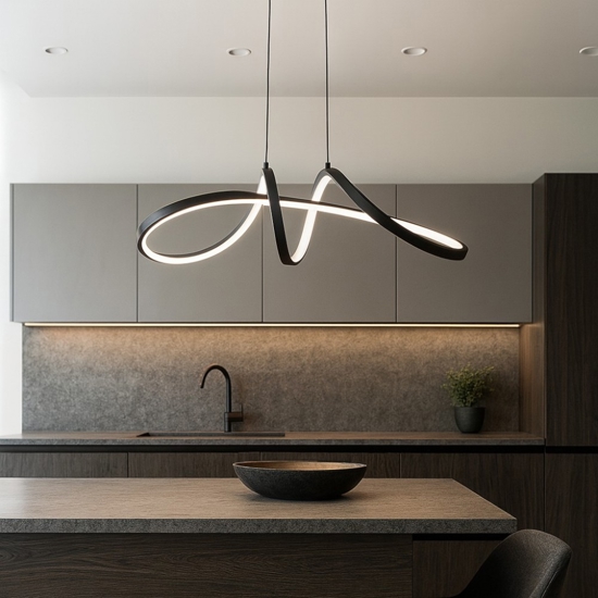 Calarossa z eglo lampadario da cucina design originale led rgb 2700k a 6500k