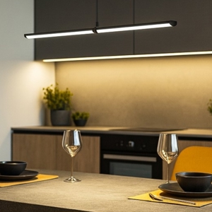 Maytoni supersymmetry lampadario per cucina orientabile led 4000k