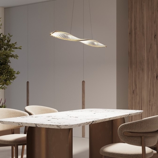 Maytoni krone lampadario per cucina colore oro led 3000k
