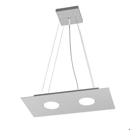 Toplight lampadario per cucina moderna grigio