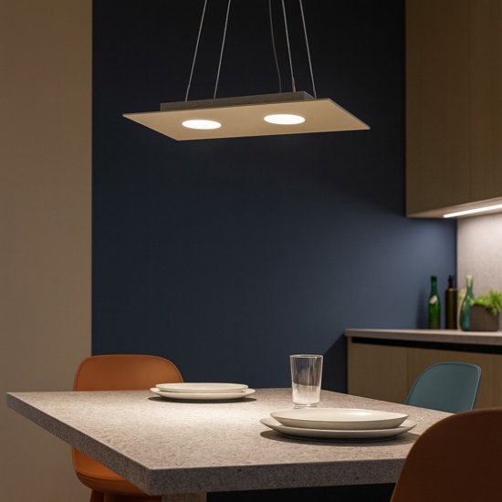 Lampadario per cucina moderna sabbia top light