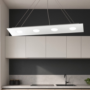Area top light lampadario bianco per cucina moderna