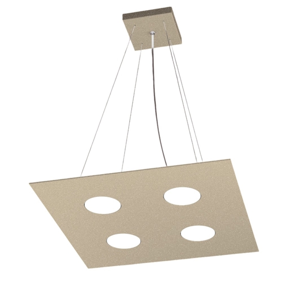 Toplight area sabbia lampadario quadrato per cucina moderna