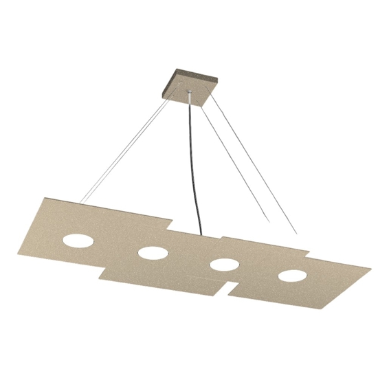 Toplight plate lampadario sabbia per cucina moderna