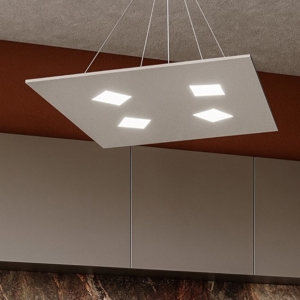 Top light note lampadario cucina grigio design