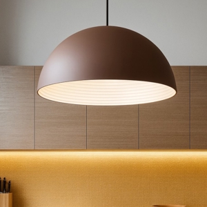 Visualizza i dettagli per Ideal lux folk sp1 d40 lampadario da cucina paralume marrone ossidato Ideal lux folk sp1 d40 lampadario da cucina paralume marrone ossidato