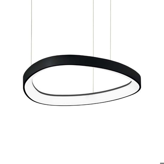 Lampadario led 3000k gemini sp d042 nero ideal lux