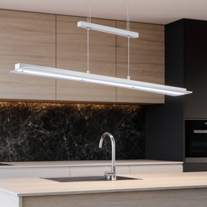 Lampadario a led cucina in vetro per tavolo 18w