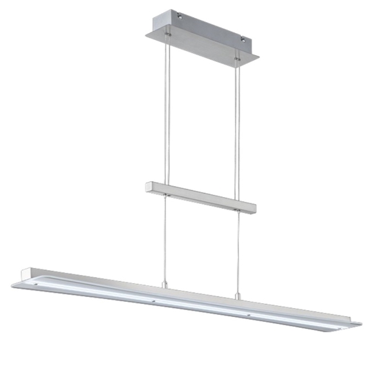 Lampadario a led cucina in vetro per tavolo 18w