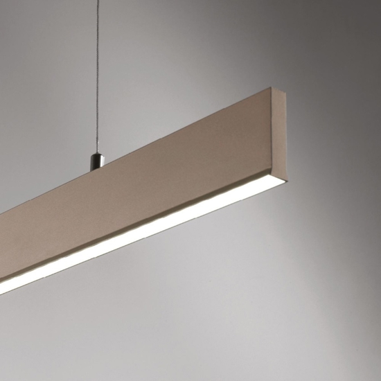 Vivida segmento lampadario da cucina sabbia led 40w cct