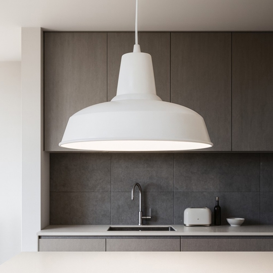 Moby sp1 bianco ideal lux lampadario per cucina bianco