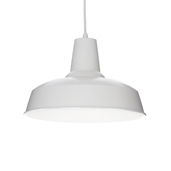 Moby sp1 bianco ideal lux lampadario per cucina bianco