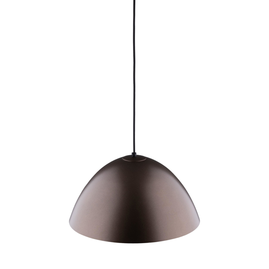 Lampadario cupola marrone 34cm per cucina