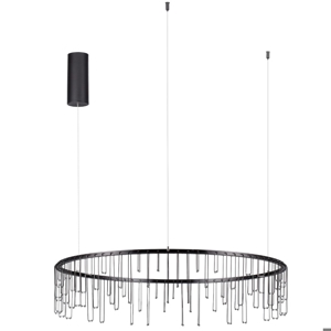 Visualizza i dettagli per Lampadario stelle cadenti nero per cucina moderna led 3000k Lampadario stelle cadenti nero per cucina moderna led 3000k