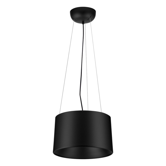 Lampadario per cucina nero cono led  24w 3000k