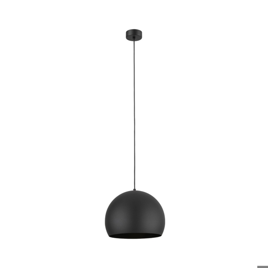 Lampadario da cucina a cupola nero oro cavi regolabili