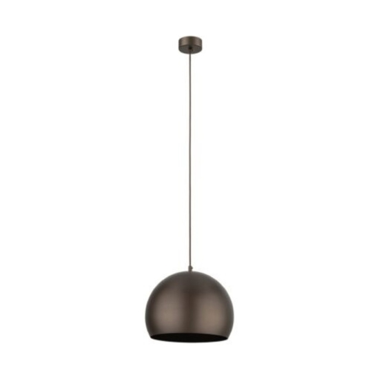 Lampadario per tavolo da cucina a cupola marrone cavi regolabili