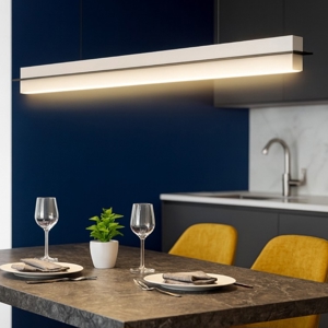 Visualizza i dettagli per Lampadario da cucina grigio led da 2700k a 5000k dimmerabile Lampadario da cucina grigio led da 2700k a 5000k dimmerabile