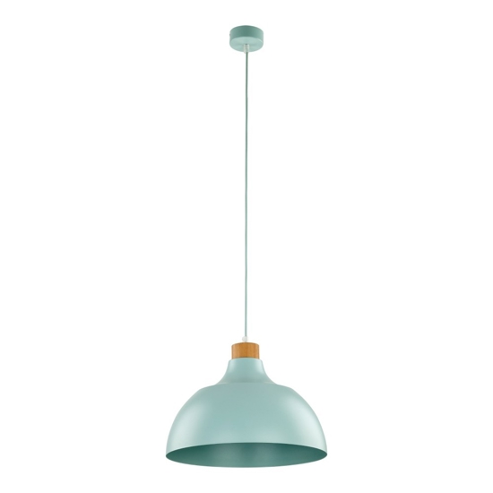 Lampadario per cucina moderna menta a campana 34 cm