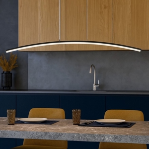 Visualizza i dettagli per Maytoni curve lampadario cucina led 15w da 3000k a 4000k moderno Maytoni curve lampadario cucina led 15w da 3000k a 4000k moderno