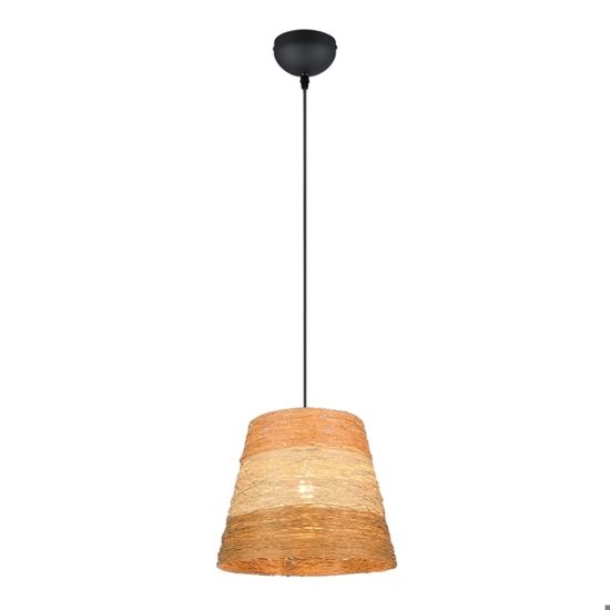 Lampadario per cucina moderna 30 cm in materiale naturale