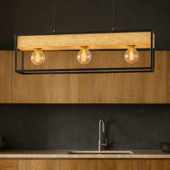 Libertad 1 eglo lampadario da cucina rettangolare con porta piante