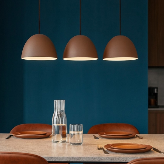 Folk sp3 ideal lux lampadario a tre luci per cucina coffee