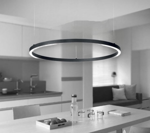 Visualizza i dettagli per Lampadario oracle slim sp d050 round nero ideal lux led 30w 3000k Lampadario oracle slim sp d050 round nero ideal lux led 30w 3000k