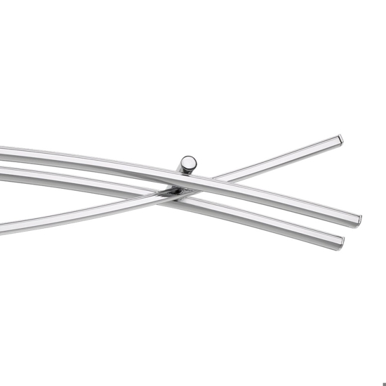 Eglo nevado lampadario cromato per cucina moderna led 27w 3000k