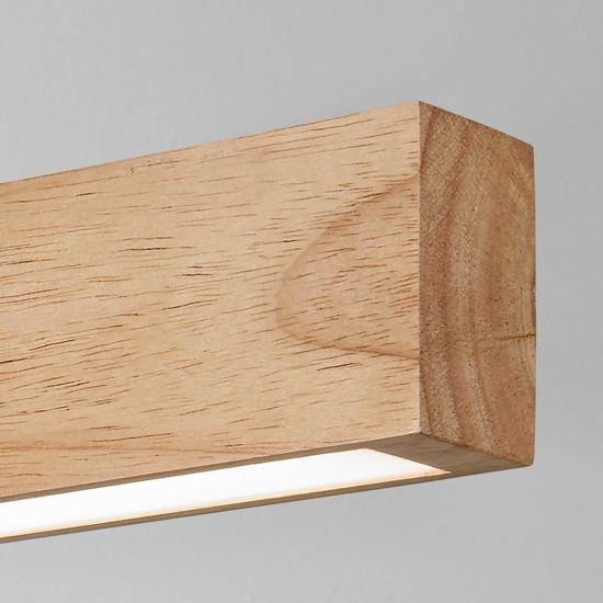 Ideal lux craft sp lampadario in legno led 36w 3000k
